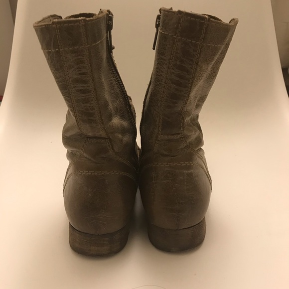 Grey combat boots - Picture 10 of 10